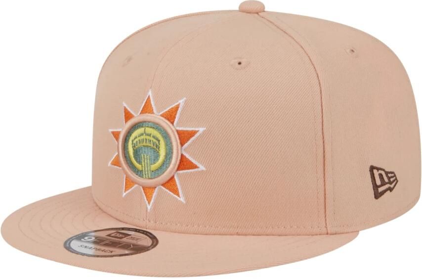 New era NBA ALT Pet Geborduurd Logo Orange Heren