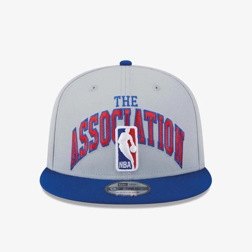 New era NBA Tip Off Pet Grijze Canvas Gray Heren