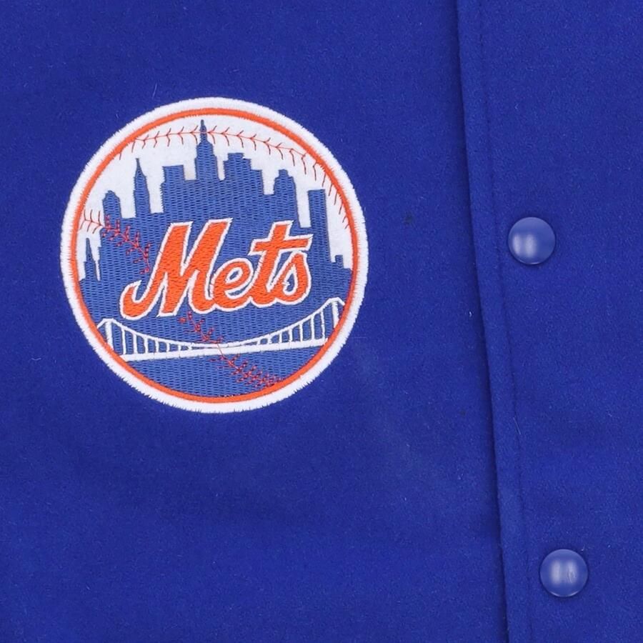 New era NY Mets Varsity Jack Eco Leer Blue Heren