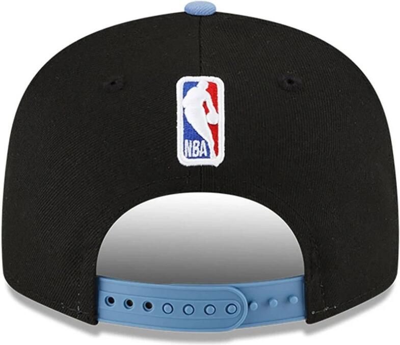 New era Snapback NBA Cap Zwart Geborduurd Black Heren