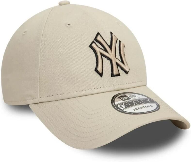 New era 9Forty Team Outline York Yankees Unisex Caps beige Maat ONE SIZE Accessoires - Foto 2
