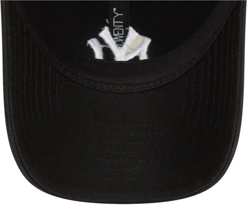 New era Vintage Gewassen Baseballpet met Teamlogo Black Heren