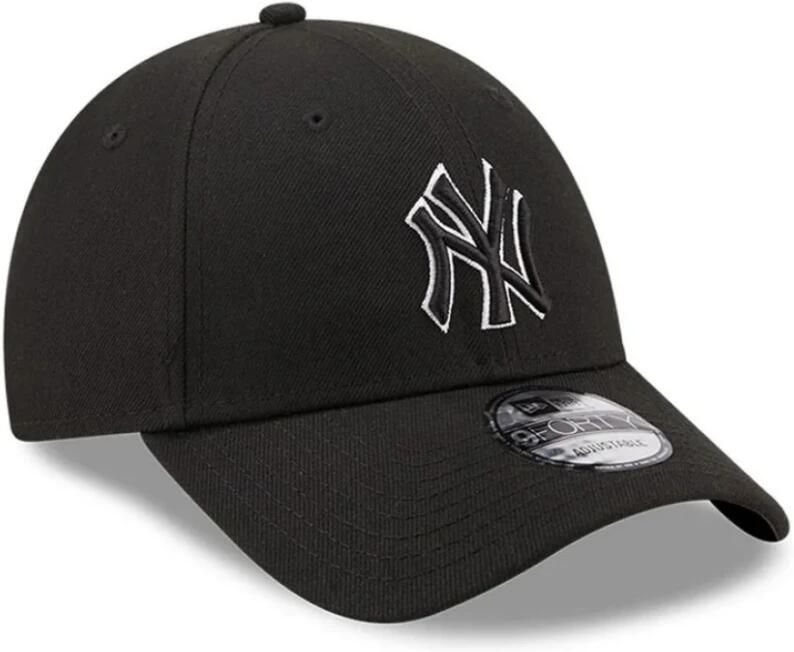New era Zwart Teamlogo Pop Outline Pet Black Heren