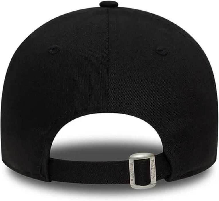 New era Zwarte textielhoeden met geborduurd logo Black Heren