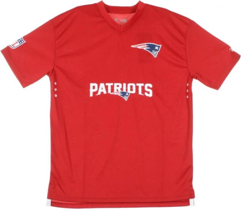 New era NFL Wordmark Jersey Neepat T-shirt Rood Heren