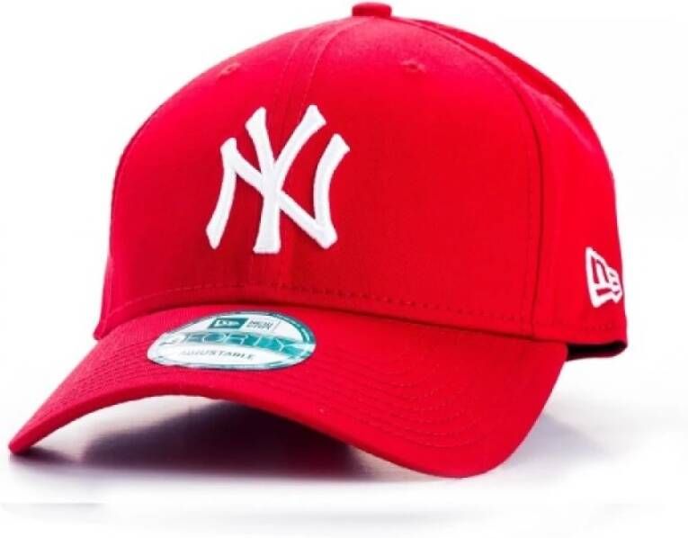 New era Baseball-Cap 9Forty League Basic MLB York Yankees Unisex Caps rood Maat ONE SIZE Accessoires