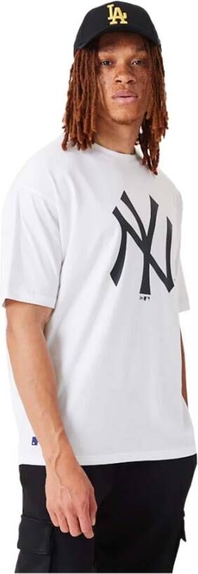 New era Oversized T-shirt New York Yankees League Essentials White Heren