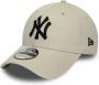 New era Beige Pet met New York Yankees Logo Beige Unisex - Thumbnail 1