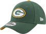 New era Groene Packers Geborduurde Gebogen Klep Pet Green - Thumbnail 1