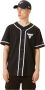 New era Beisbolera Distressed Logo Button UP TEE Chibul Zwart Heren - Thumbnail 1