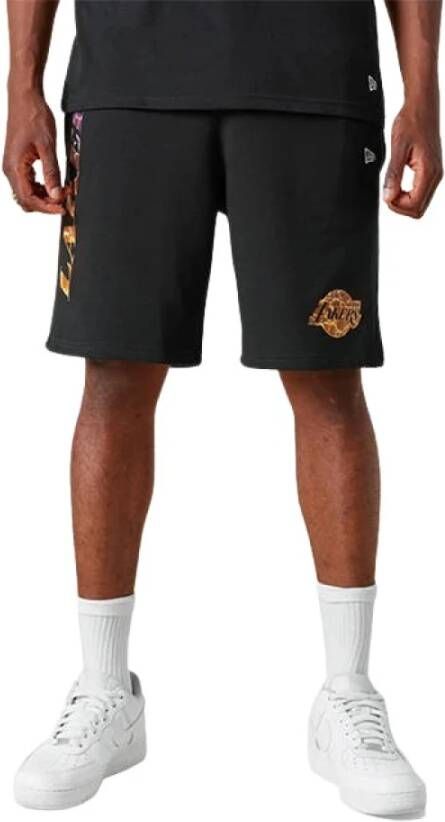 New era Shorts Zwart Heren