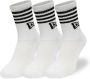 New era Stripe sokken Crew White Unisex - Thumbnail 1