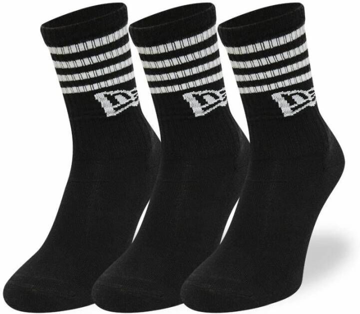 New era Stripe sokken Crew Black Unisex