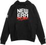 New era Sweatshirt met capuchon in hedendaags Zwart Heren - Thumbnail 1