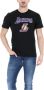 New era Lakers Team T -Shirt Logo Zwart Heren - Thumbnail 3