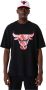 New era T-shirt Chicago Bulls NBA Infill Logo Black Heren - Thumbnail 1