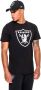 New era T Shirt Logo Oakland Raiders Zwart Heren - Thumbnail 1