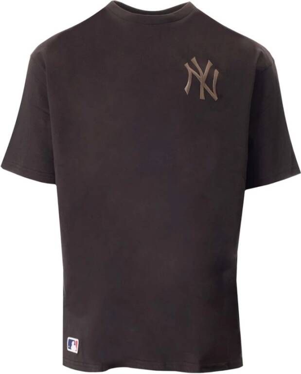 New era T-shirt New York Yankees MLB Emb Logo Oversized Bruin Heren