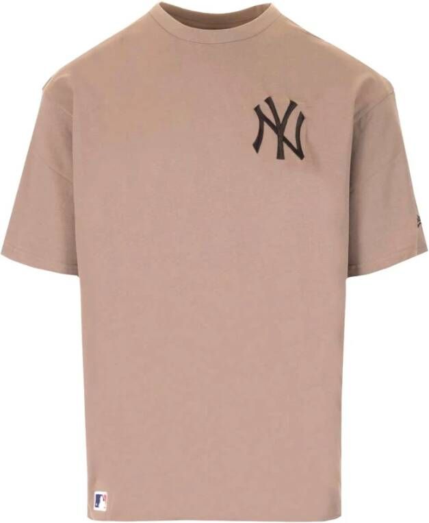 New era T-shirt New York Yankees MLB Emb Logo Oversized Oranje Heren