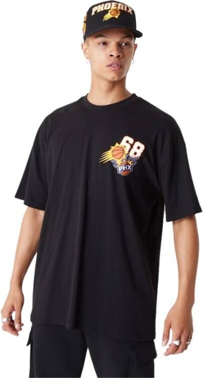 New era T-shirt Phoenix Suns NBA Arch Zwart Heren