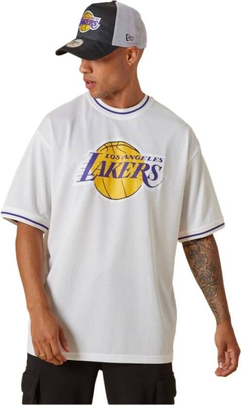 New era t-shirt White Heren