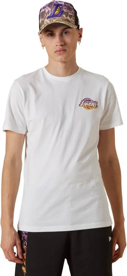 New era t-shirt White Heren