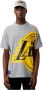 New era Lakers Half Logo Oversized Tee Gray Heren - Thumbnail 1