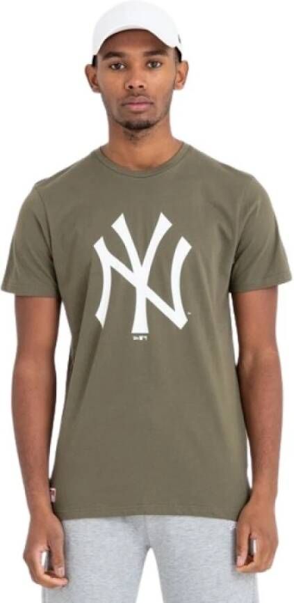 New era New York Yankees Logo T-shirt Green Heren