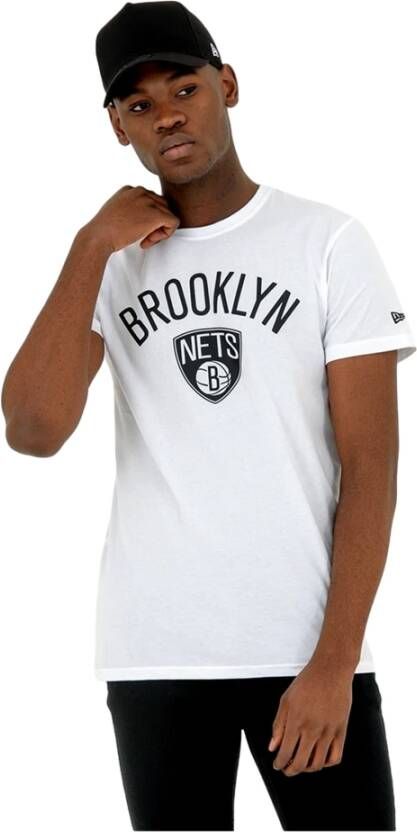 New era Wit Team Logo Tee Bronet White Heren