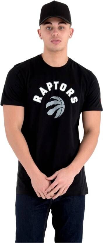 New era Toronto Raptors Logo T-shirt Black Heren