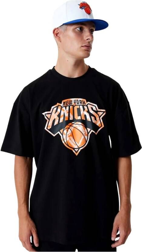 New era T-shirt New York Knicks NBA Infill Logo Black Unisex
