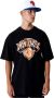 New era T-shirt New York Knicks NBA Infill Logo Black Unisex - Thumbnail 1