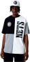 New era Zwart Nets Cut and Sew Tee Multicolor Heren - Thumbnail 1