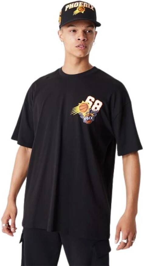 new era Zwarte Suns Arch Wrdmrk Tee Zwart Heren