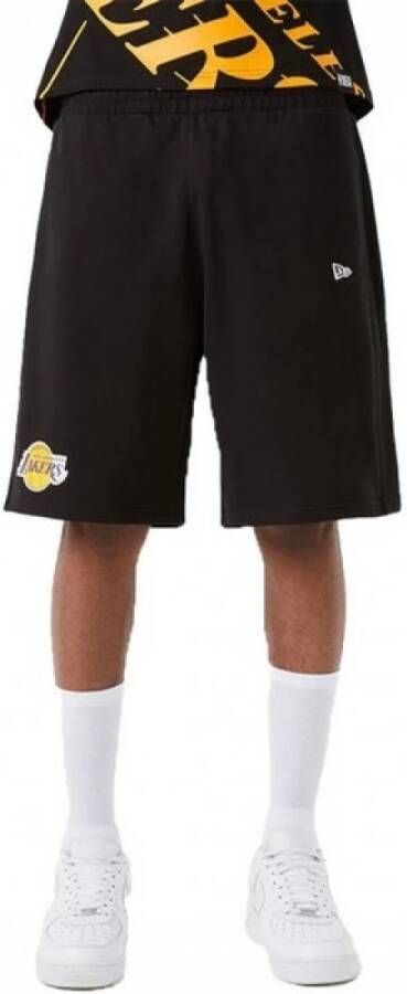 New era Zweet shorts Lakers NBA Team Logo Zwart Heren