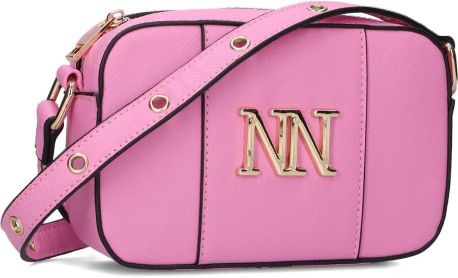 NIK & NIK Roze Leren Schoudertas Djamilla Pink Dames - Foto 2