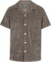 Nikben Terry Bowling Zwarte Polo Shirt Beige Heren - Thumbnail 1
