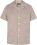 Nikben Terry Bowling Zwarte Polo Shirt Beige Heren - Thumbnail 1