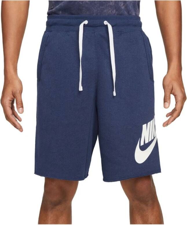 Nike Club Alumni Herenshorts van sweatstof Blauw