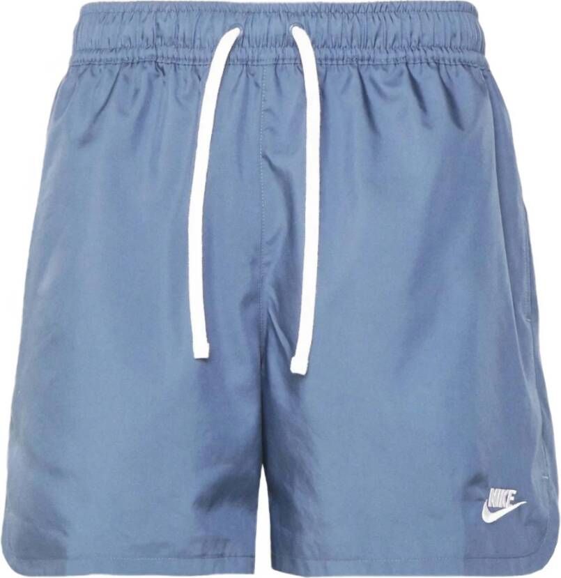 Nike Club Woven Lined Flow Short Sportshorts Kleding diffused blue white maat: S beschikbare maaten:S XL XXL