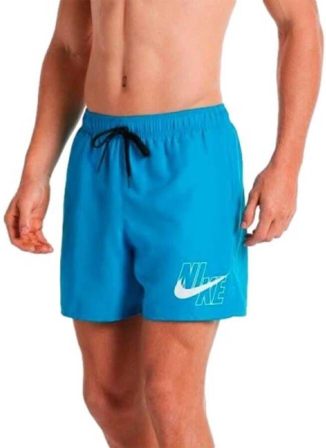 Nike Lichtblauwe Zwembroek met Veters Blue Heren - Foto 2