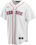 Nike Boston Red Sox Replica Thuisshirt White Heren - Thumbnail 1