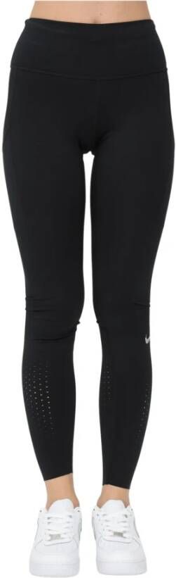 Nike Epic Luxe Legging met halfhoge taille en zakje voor dames Zwart