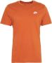 Nike Sportswear Club T-shirt T-shirts Kleding dark russet maat: XL beschikbare maaten:S M L XL - Thumbnail 2