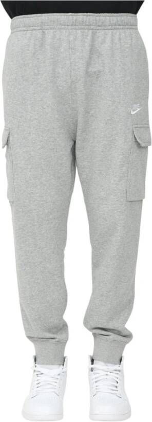 Nike Sportswear Club Fleece Cargo Pants Trainingsbroeken Kleding dark grey heather matte silver whit maat: XL beschikbare maaten:S L XL