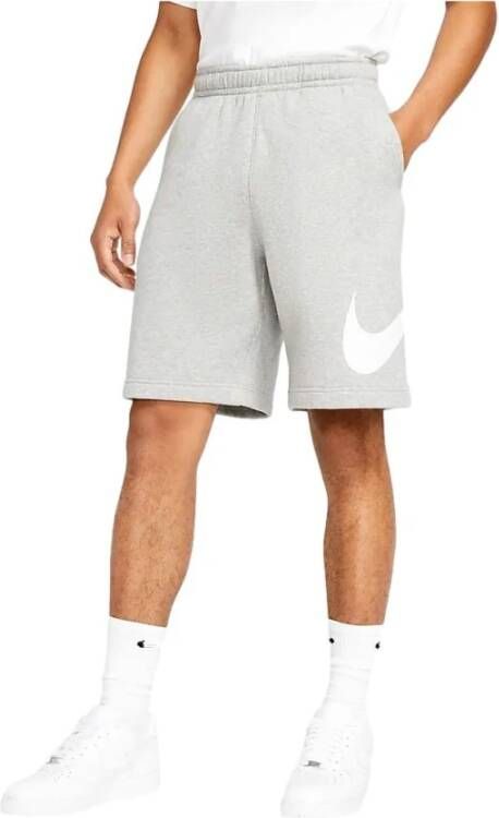 Nike Sportswear Club Graphic Shorts Sportshorts Kleding dk grey heather white white maat: XXL beschikbare maaten:XXL