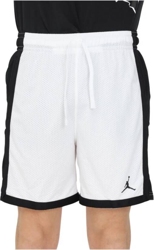 Jordan Sport Dri-fit Mesh Shorts Sportshorts Kleding white black black maat: XXL beschikbare maaten:XXL