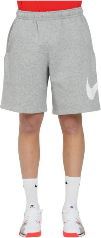 Nike Sportswear Club Graphic Shorts Sportshorts Kleding dk grey heather white white maat: XXL beschikbare maaten:XXL
