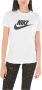 Nike sportswear essential icon futura shirt wit dames - Thumbnail 9