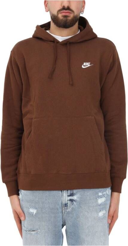 Nike "Club Fleece Hoodie" Bruin Unisex
